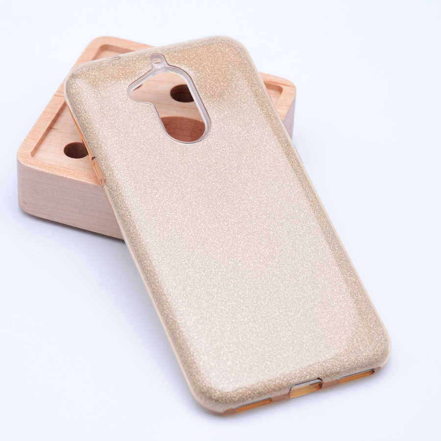 General Mobile 8 Kılıf Zore Shining Silikon Gold