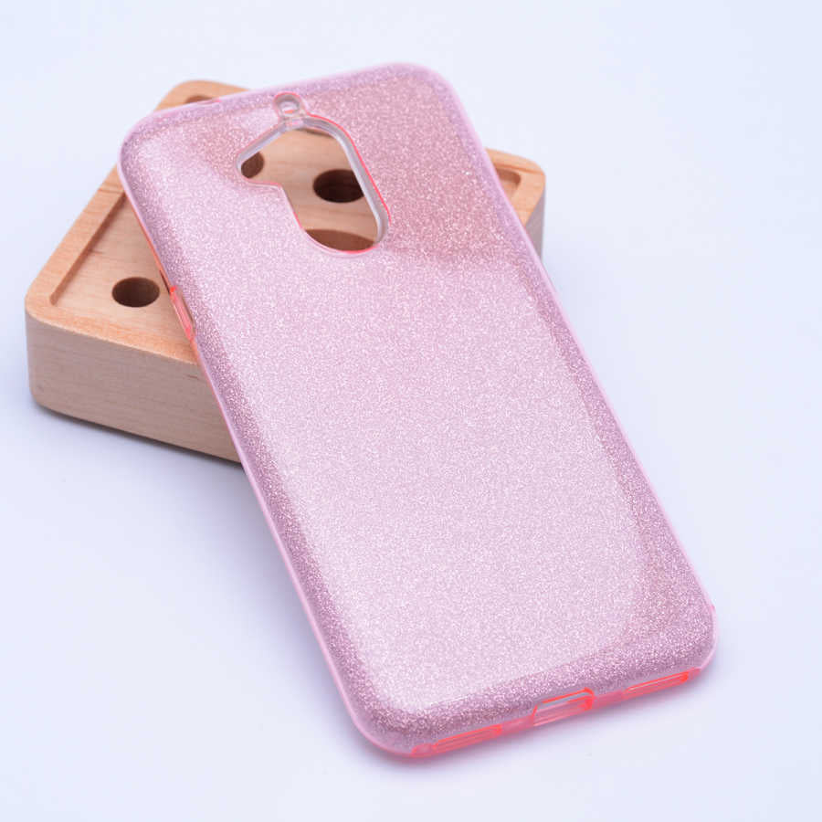 General Mobile 8 Kılıf Zore Shining Silikon Rose Gold