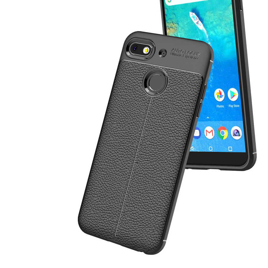 General Mobile 8 Go Kılıf Zore Niss Silikon Kapak Siyah