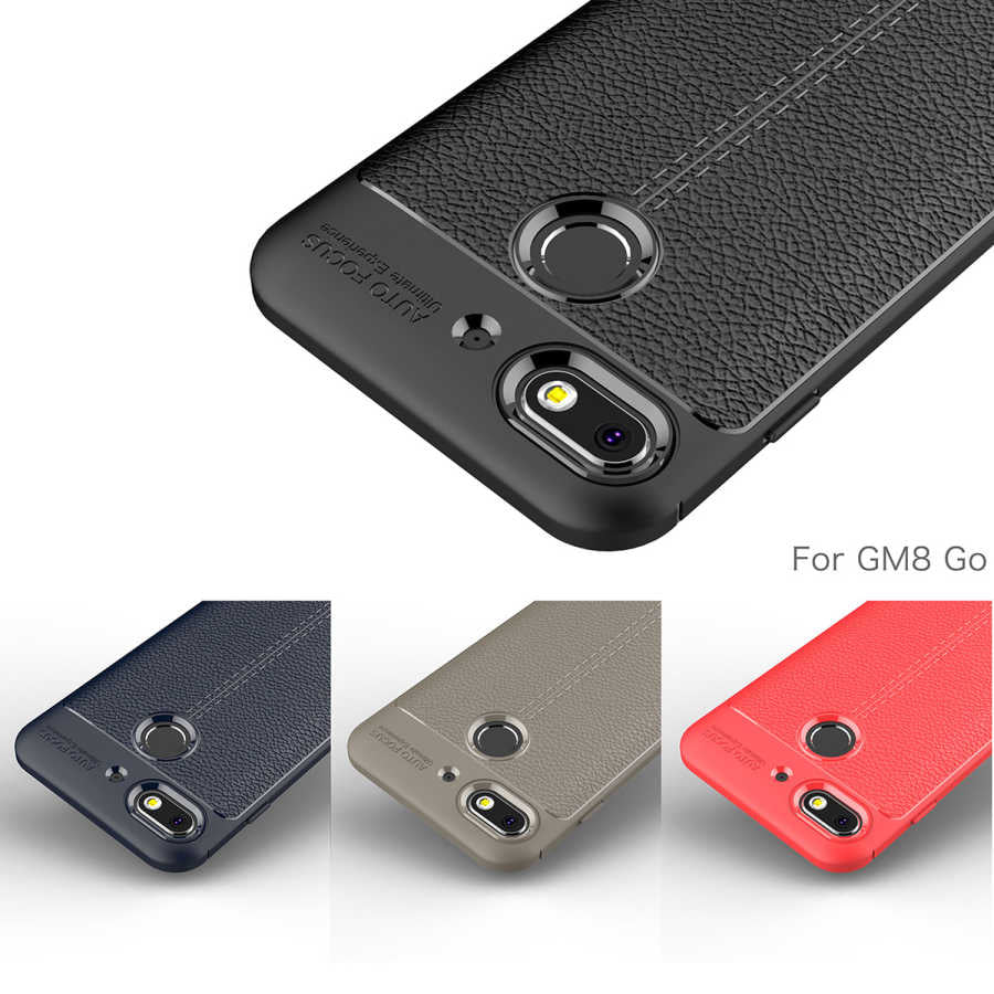 General Mobile 8 Go Kılıf Zore Niss Silikon Kapak Siyah