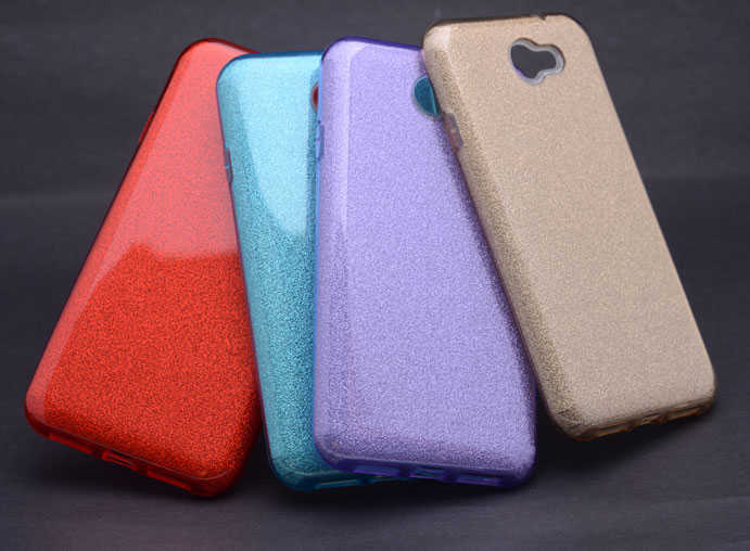 General Mobile 6 Kılıf Zore Shining Silikon Mavi