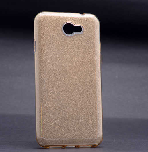 General Mobile 6 Kılıf Zore Shining Silikon Gold