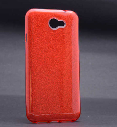 General Mobile 6 Kılıf Zore Shining Silikon Kırmızı