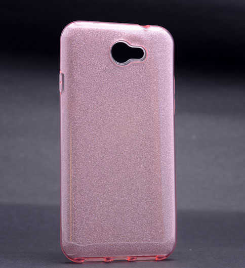 General Mobile 6 Kılıf Zore Shining Silikon Rose Gold