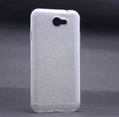 General Mobile 6 Kılıf Zore Shining Silikon Gümüş