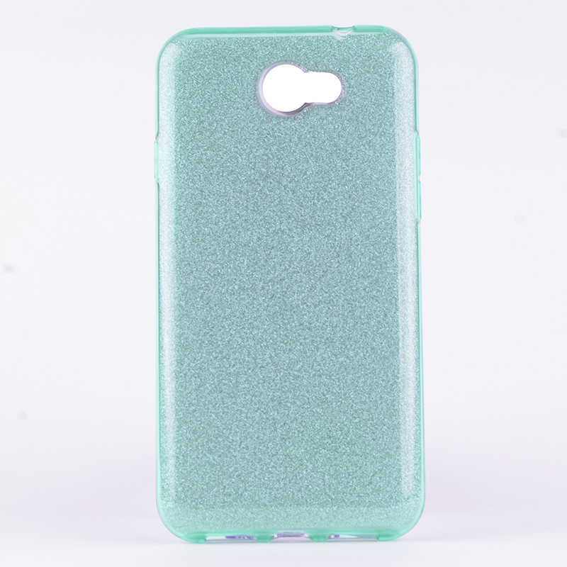 General Mobile 6 Kılıf Zore Shining Silikon Mavi