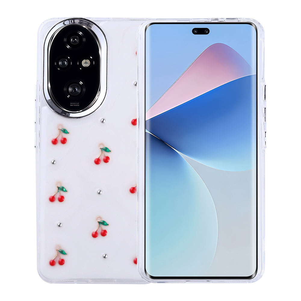 Honor 200 Kılıf Airbag Tasarımlı Simli Şeffaf Zore Kutup Kapak Yıldız