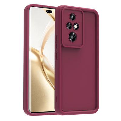 Honor 200 Pro Kılıf Kamera Korumalı Zore Ananas Kapak Mürdüm