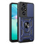 Honor 200 Pro Kılıf Magnetik Standlı Kamera Korumalı Zore Sürgülü Vega Kapak Siyah