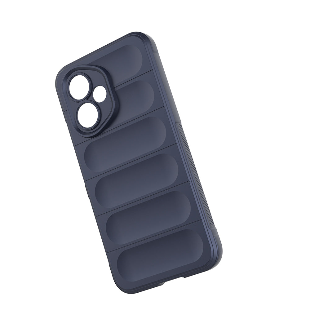 Honor 400 Kılıf Esnek TPU Oyuklu Arka Yüzey Tasarımlı Zore Etnik Silikon Kapak Siyah
