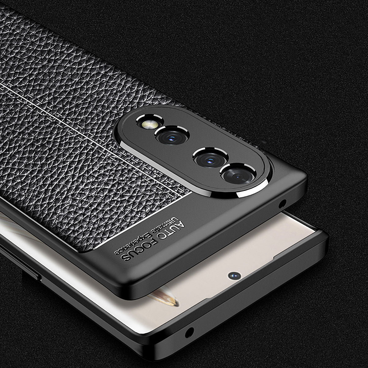 Honor 70 Kılıf Zore Niss Silikon Kapak Siyah