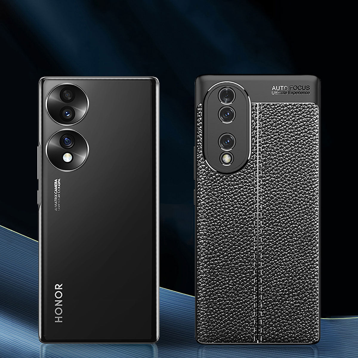 Honor 70 Kılıf Zore Niss Silikon Kapak Lacivert