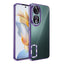 Honor 90 Kılıf Kamera Korumalı Logo Gösteren Zore Omega Kapak Derin Mor