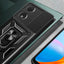 Honor 90 Kılıf Magnetik Standlı Kamera Korumalı Zore Sürgülü Vega Kapak Siyah