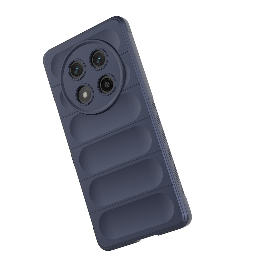 Honor Magic  7 Lite Kılıf Esnek TPU Oyuklu Arka Yüzey Tasarımlı Zore Etnik Silikon Kapak Siyah