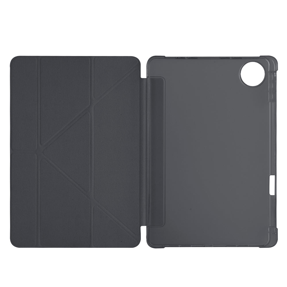 Honor Pad 10 12.1 Kılıf Zore Tri Folding Kalem Bölmeli Standlı Kılıf Koyu Yeşil