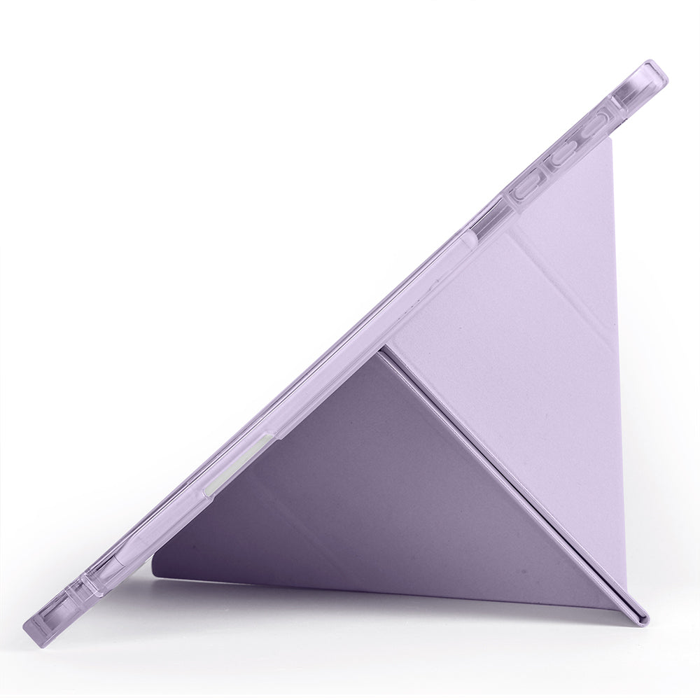 Honor Pad 10 12.1 Kılıf Zore Tri Folding Kalem Bölmeli Standlı Kılıf Koyu Yeşil