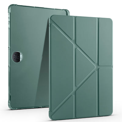 Honor Pad 9 Kılıf Zore Tri Folding Kalem Bölmeli Standlı Kılıf Mavi