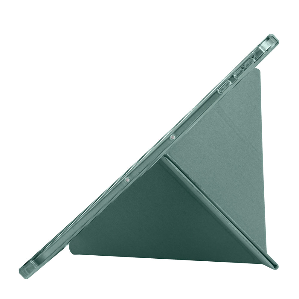 Honor Pad 9 Kılıf Zore Tri Folding Kalem Bölmeli Standlı Kılıf Mavi