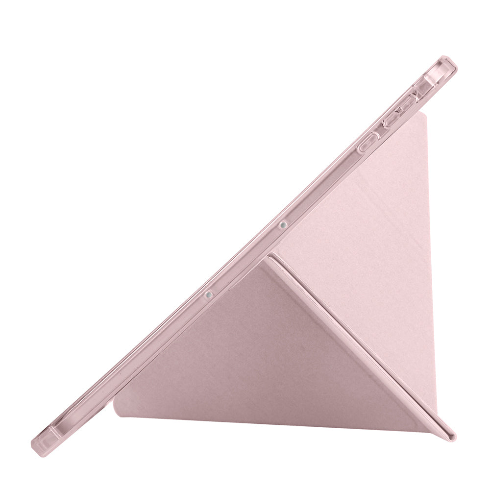 Honor Pad 9 Kılıf Zore Tri Folding Kalem Bölmeli Standlı Kılıf Lila