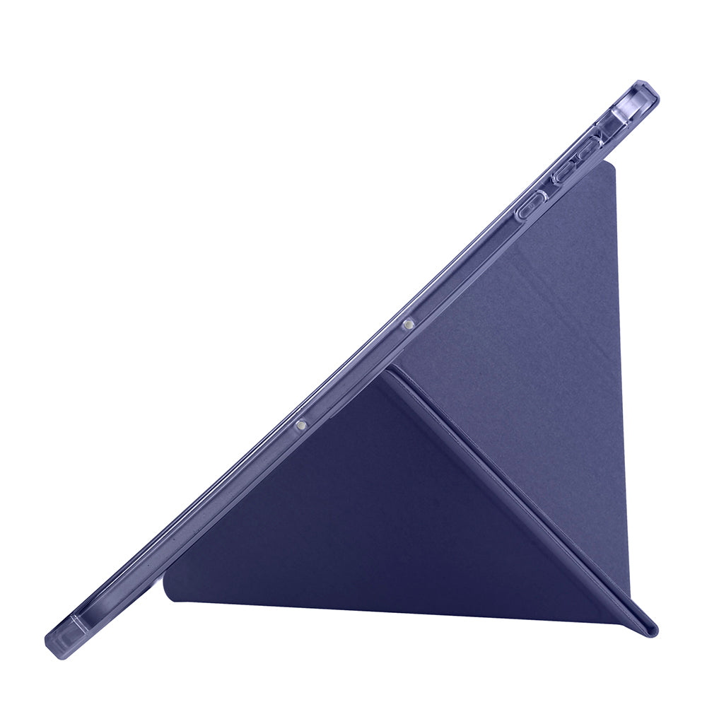 Honor Pad 9 Kılıf Zore Tri Folding Kalem Bölmeli Standlı Kılıf Gri