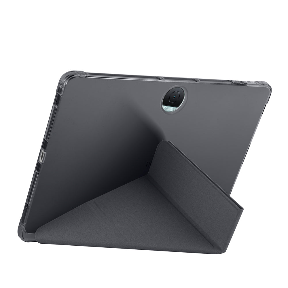 Honor Pad 9 Kılıf Zore Tri Folding Kalem Bölmeli Standlı Kılıf Mavi