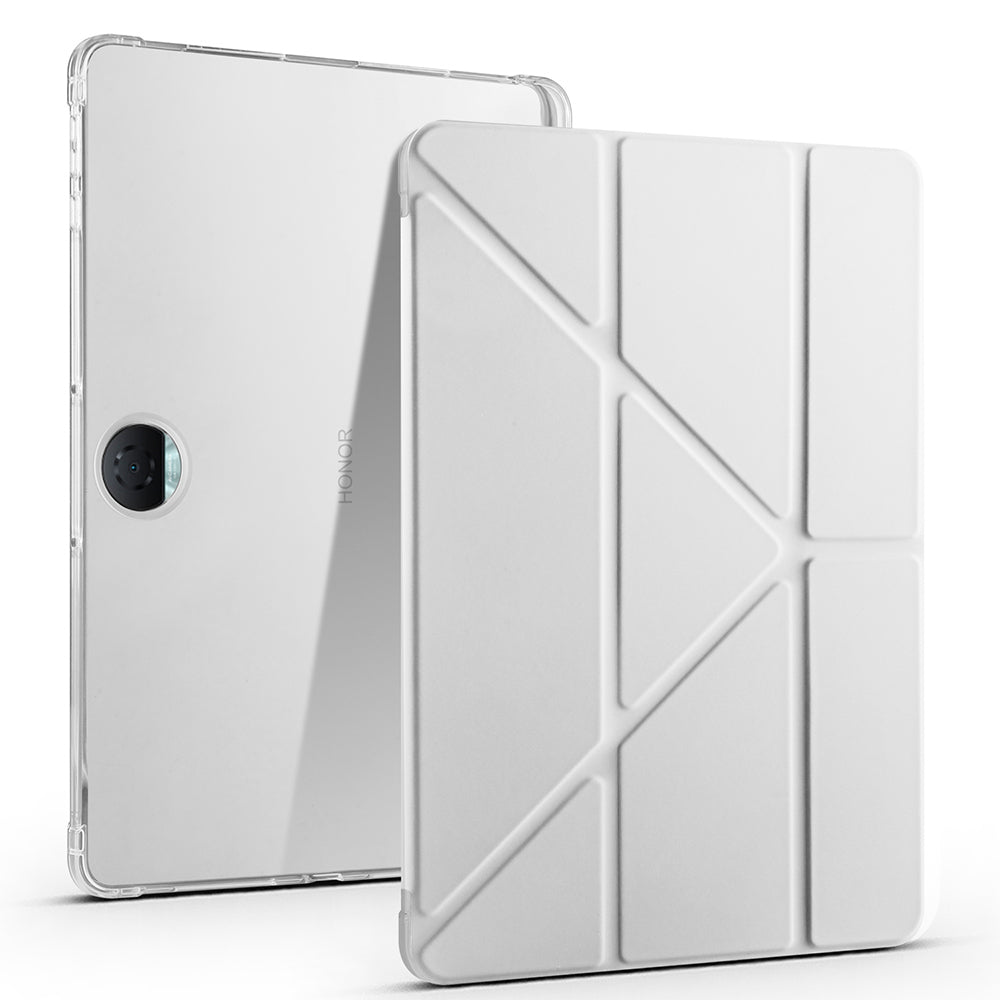 Honor Pad 9 Kılıf Zore Tri Folding Kalem Bölmeli Standlı Kılıf Mavi