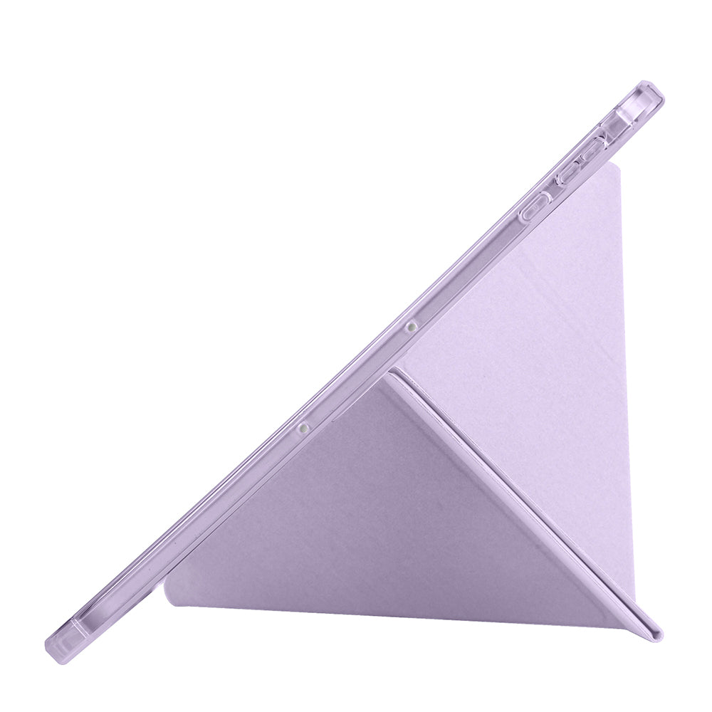 Honor Pad 9 Kılıf Zore Tri Folding Kalem Bölmeli Standlı Kılıf Mavi