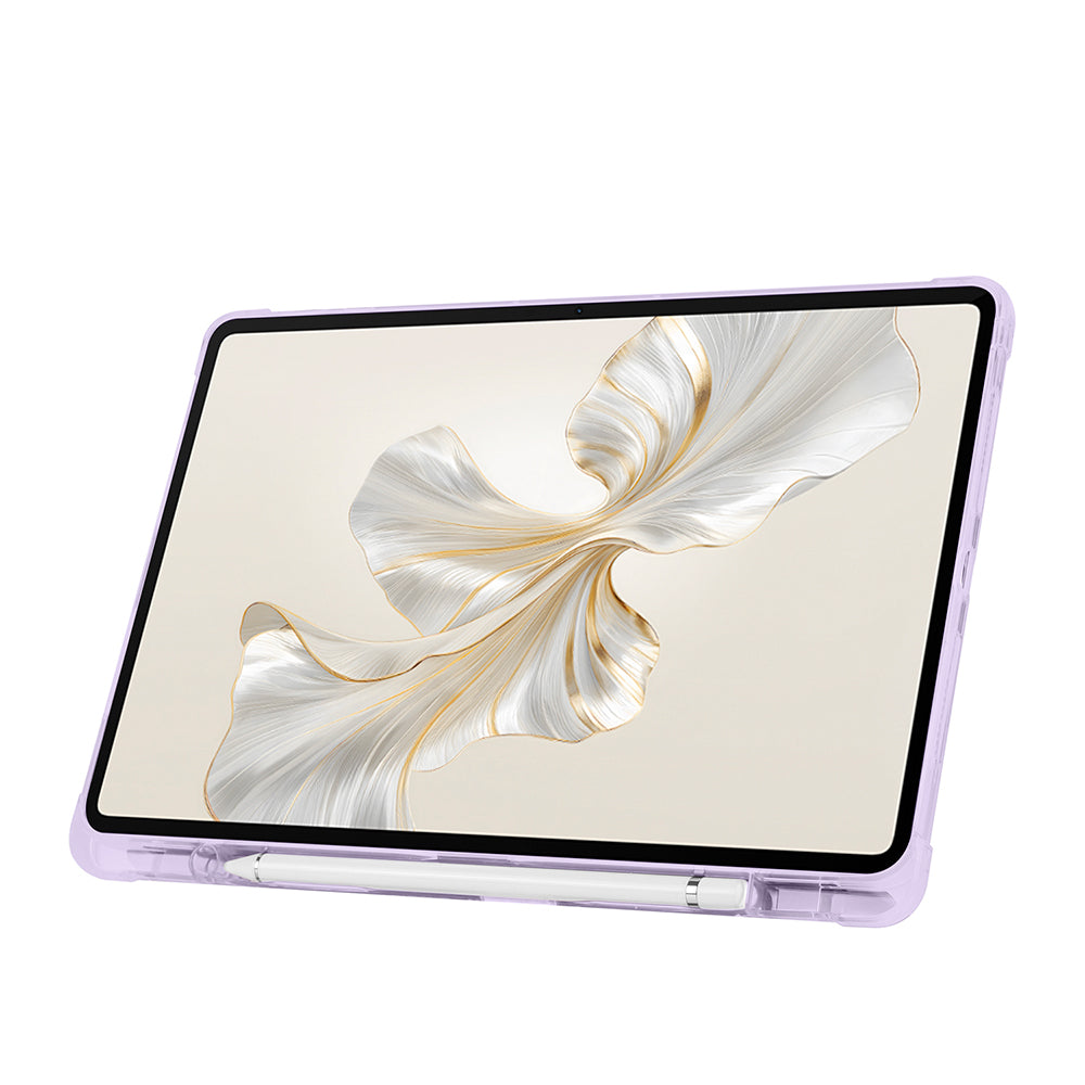 Honor Pad 9 Kılıf Zore Tri Folding Kalem Bölmeli Standlı Kılıf Mavi