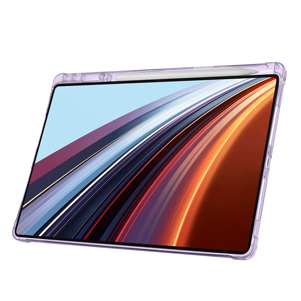 Honor Pad GT Pro Kılıf Zore Tri Folding Kalem Bölmeli Standlı Kılıf Lila