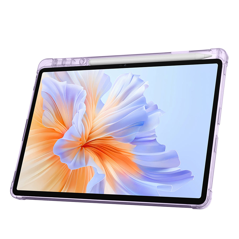 Honor Pad V9 Kılıf Zore Tri Folding Kalem Bölmeli Standlı Kılıf Mavi