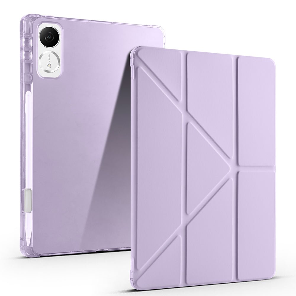 Honor Pad V9 Kılıf Zore Tri Folding Kalem Bölmeli Standlı Kılıf