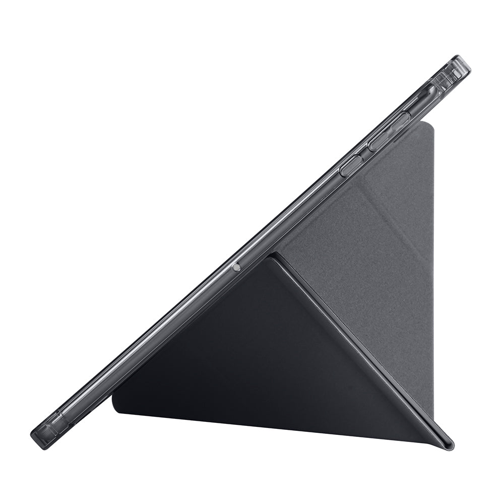 Honor Pad X8A Kılıf Zore Tri Folding Kalem Bölmeli Standlı Kılıf Mor