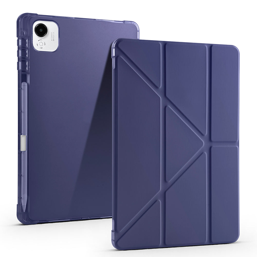 Honor Pad X9 Pro Kılıf Zore Tri Folding Kalem Bölmeli Standlı Kılıf