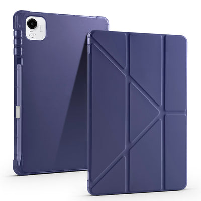Honor Pad X9A Kılıf Zore Tri Folding Kalem Bölmeli Standlı Kılıf