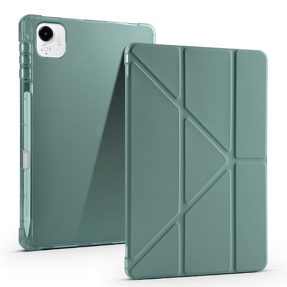 Honor Pad X9A Kılıf Zore Tri Folding Kalem Bölmeli Standlı Kılıf