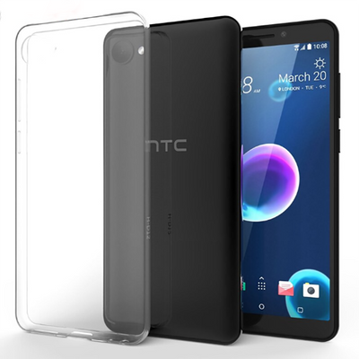 HTC Desire 12 Kılıf Zore Süper Silikon Kapak Renksiz