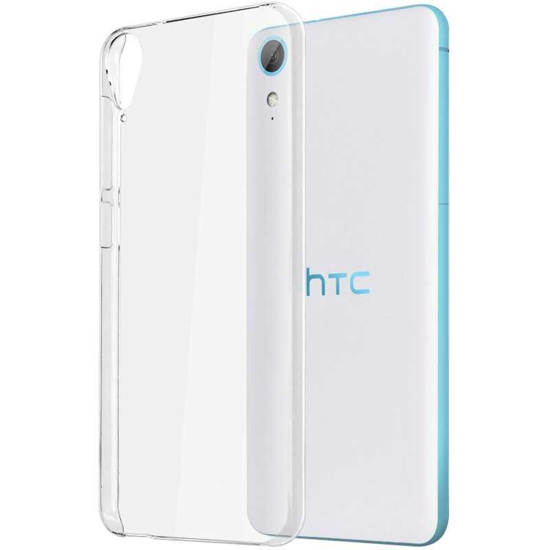 HTC Desire 820 Kılıf Zore Süper Silikon Kapak Renksiz