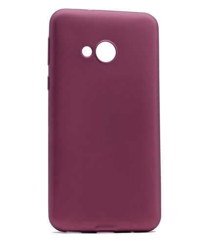 HTC U Play Kılıf Zore Premier Silikon Kapak Mürdüm