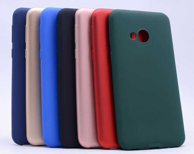 HTC U Play Kılıf Zore Premier Silikon Kapak Gold