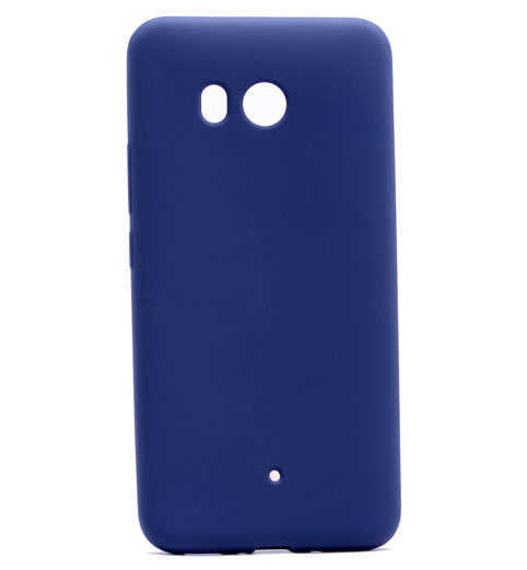 HTC U11 Kılıf Zore Premier Silikon Kapak Lacivert
