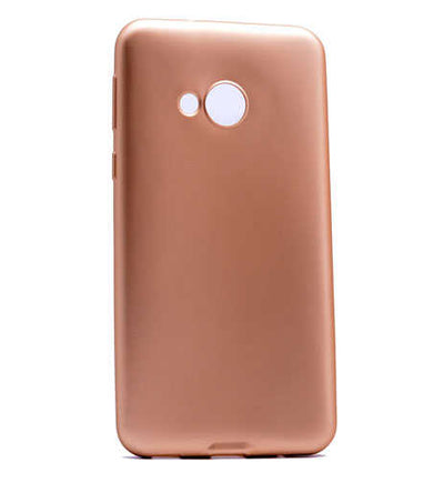 HTC U11 Kılıf Zore Premier Silikon Kapak Gold