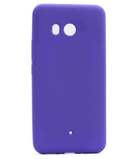 HTC U11 Kılıf Zore Premier Silikon Kapak Mor