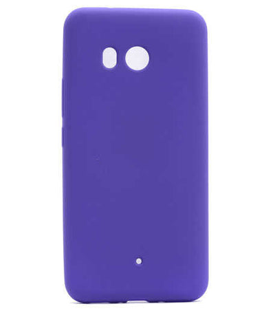 HTC U11 Kılıf Zore Premier Silikon Kapak Mor