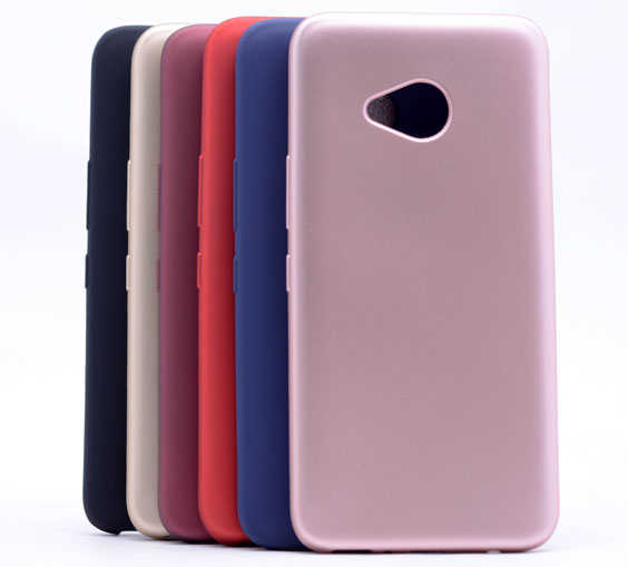 HTC U11 Life Kılıf Zore Premier Silikon Kapak Mürdüm