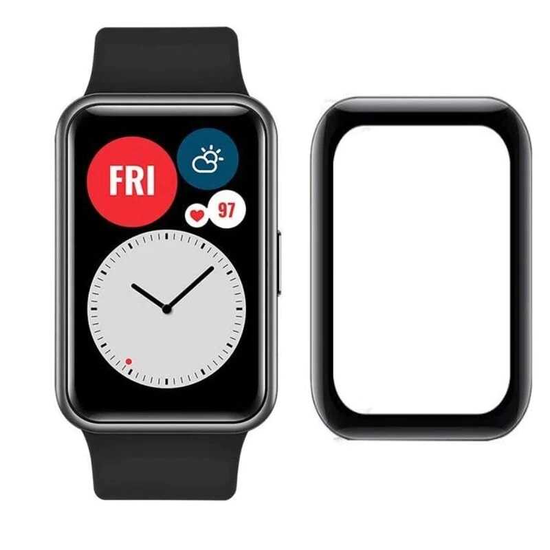 Huawei Band 8 Zore PMMA Pet Saat Ekran Koruyucu Siyah
