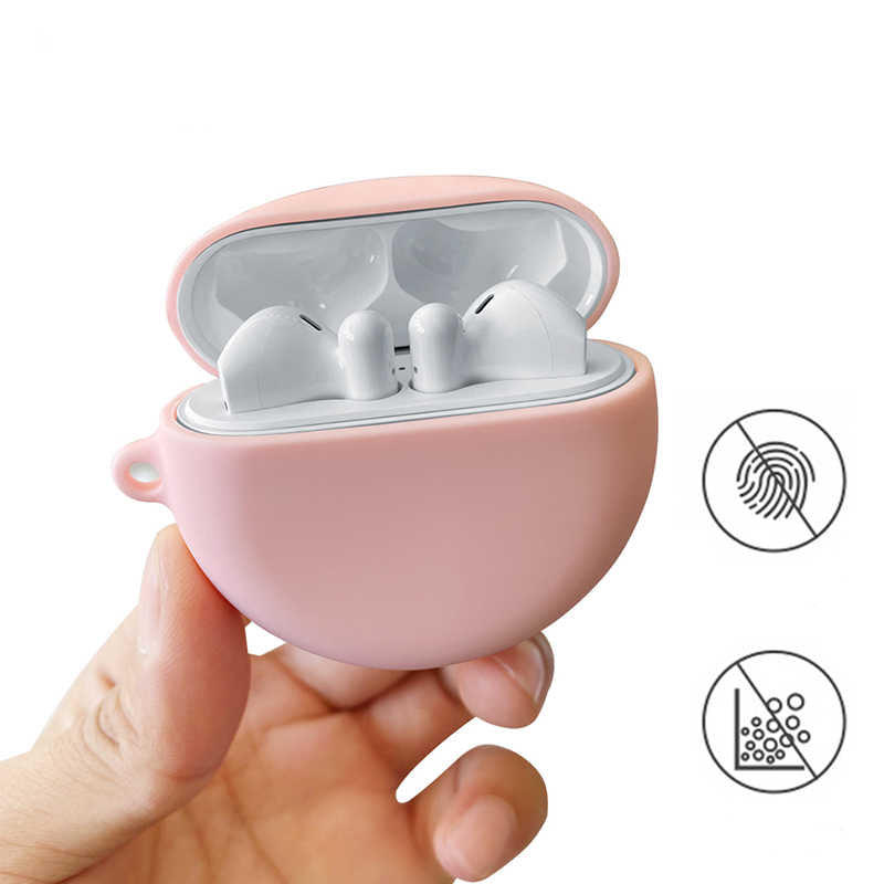 Huawei FreeBuds 3 Kılıf Zore Airbag 11 Silikon Pembe