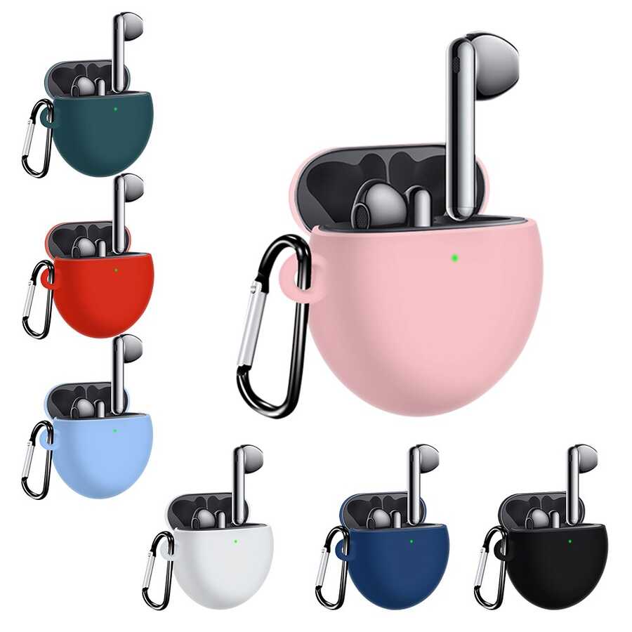 Huawei Freebuds 4 Kılıf Zore Airbag 24 Kılıf Beyaz