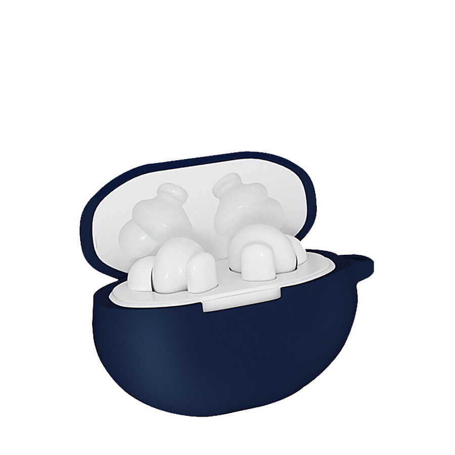 Huawei FreeBuds 4i Zore Standart Silikon Kılıf Lacivert