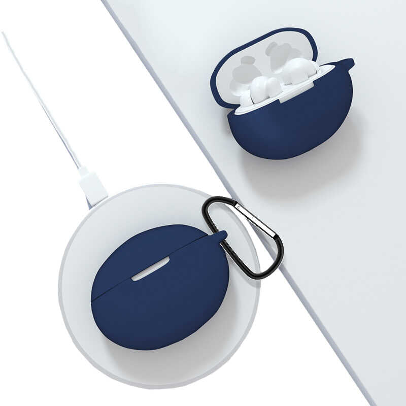 Huawei FreeBuds 4i Zore Standart Silikon Kılıf Kırmızı